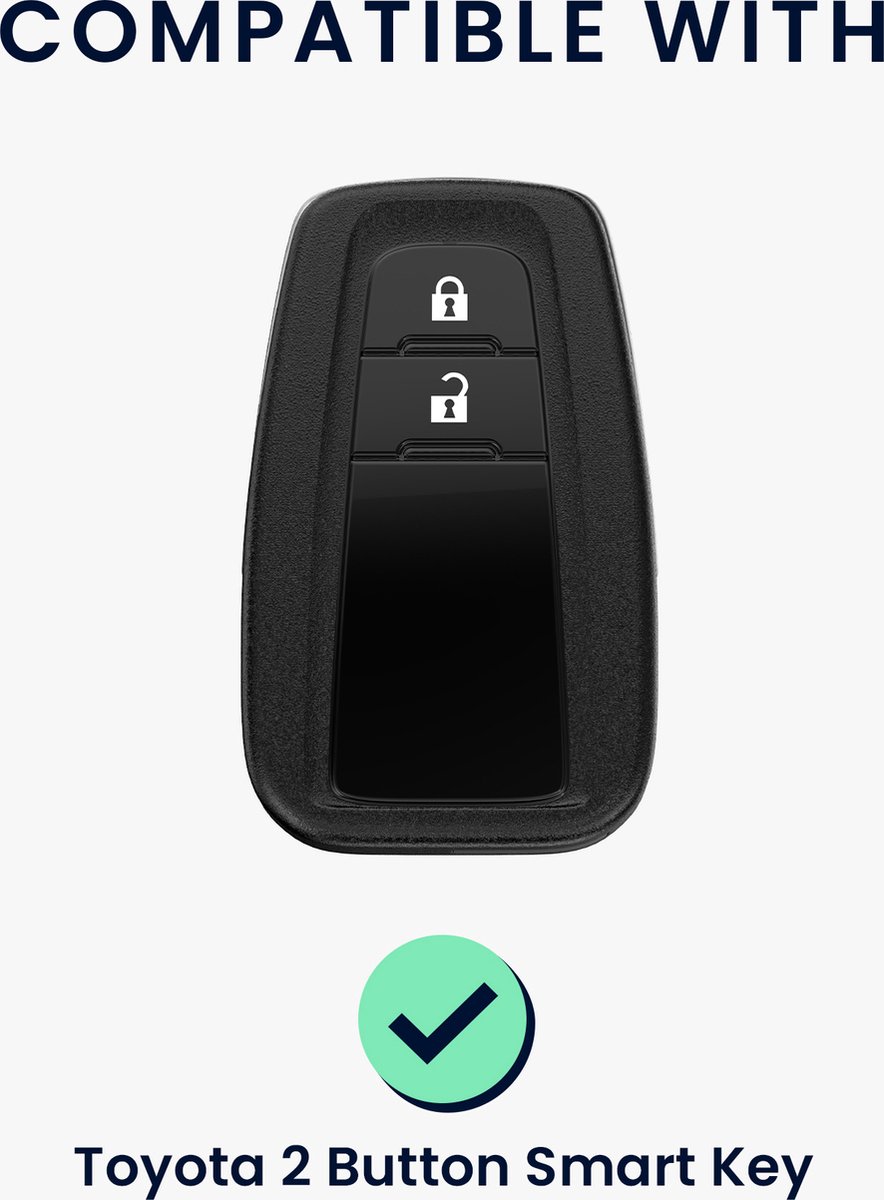 Renault 4-Bouton en Silicone Noir Étui de Protection Souple kwmobile Accessoire