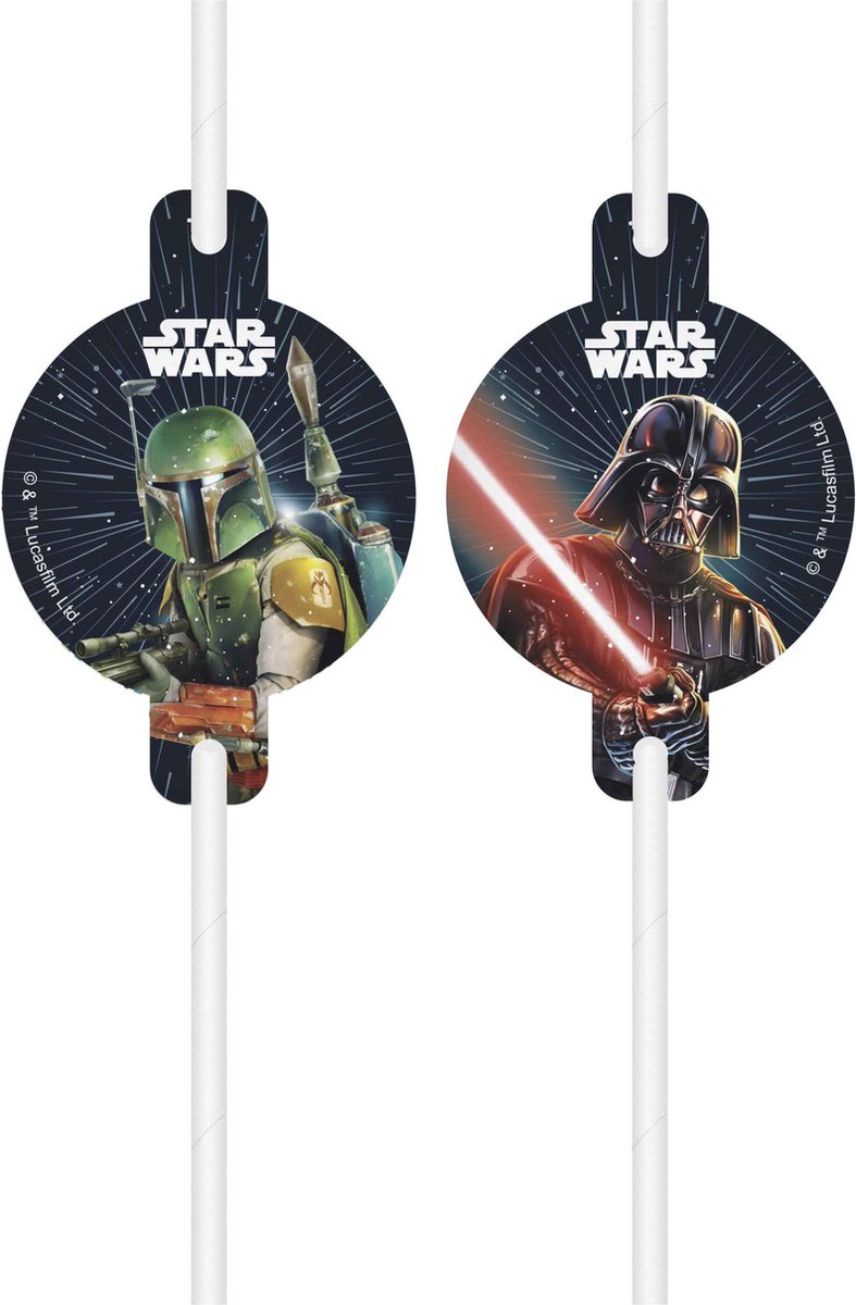Vegaoo - Star Wars Galaxy rietjes medaillon