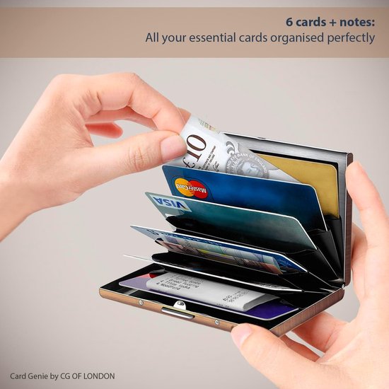 Cuir de Buffle Porte Cartes de crédit MJ-Design-Germany avec