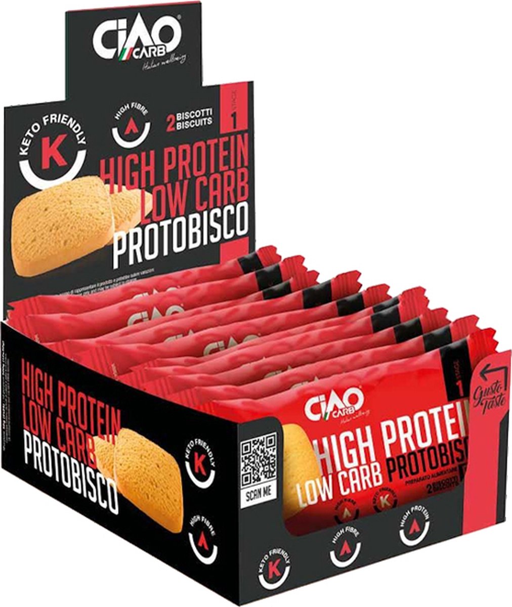 Ciao Carb |   Protobisco Vanille Citroen | Voordeelpakket | 10 x 50 gram  | Snel afvallen zonder hongergevoel!