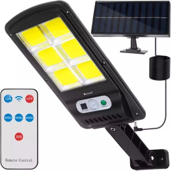 LOTMOS 2 stuks lampen op zonne-energie voor buiten, met LOTMOS 2 stuks lampen op zonne-energie voor buiten, met