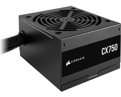 Corsair CX Series CX750 Interne Voeding - 750 Watt - ATX - 80 Plus Bronze - Zwart