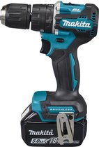Bol.com Makita DHP487RTJ Accu Klop-/Schroefboormachine 18V 5.0Ah in Mbox aanbieding