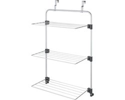 Metaltex Gale wasdroger over de deur grijze Epotherm coating 35 x 58 x 87 cm - compact en krachtig