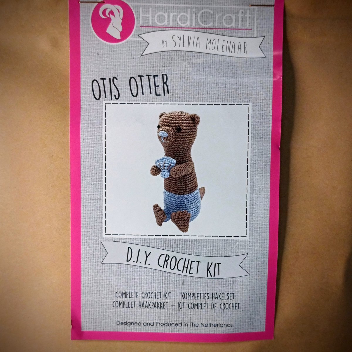Hardicraft Otis Otter Haakpakket - Haken - DIY - Voor Volwassenen - Knuffels - Haakpakketten — afbeelding 2