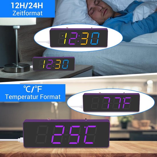 Heemol DIY-Digitaluhr-Bausatz 4-stellige löt Bausatz Wiederaufladbare Wecker Lötprojekte Kit mit Acrylschale für das Lötübungs Lehr Heemol DIY-Digitaluhr-Bausatz 4-stellige löt Bausatz Wiederaufladbare Wecker Lötprojekte Kit mit Acrylschale für das Lötübungs Lehr