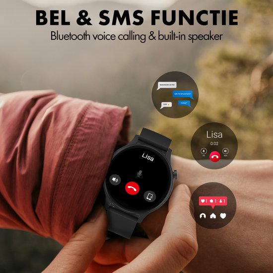 Blackview Smartwatch Homme Femme Avec Fonction D'appel - Écran 1.39, Autonomie 60 Jours