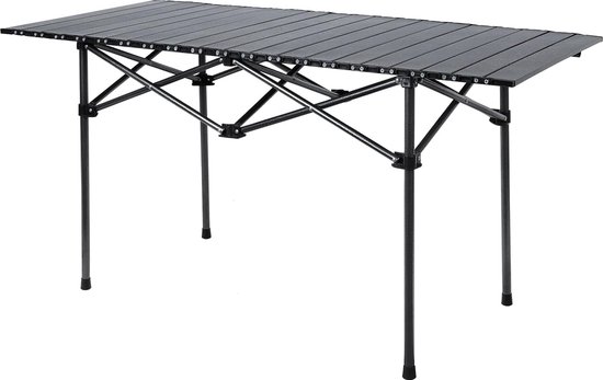 TIMBER RIDGE Inklapbare Campingtafel 110x70 Cm - Draagbaar Met Tas - Aluminium Klaptafel Voor Picknick, Tuin & Reizen