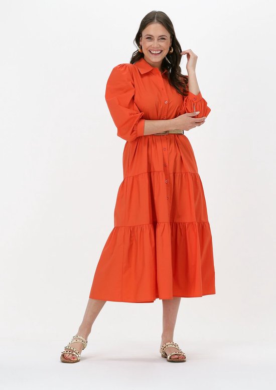 Liu Jo Abito Ts.nav T4883 Sunrise Jurken Dames Kleedje Rok Jurk Oranje Maat 38 bol