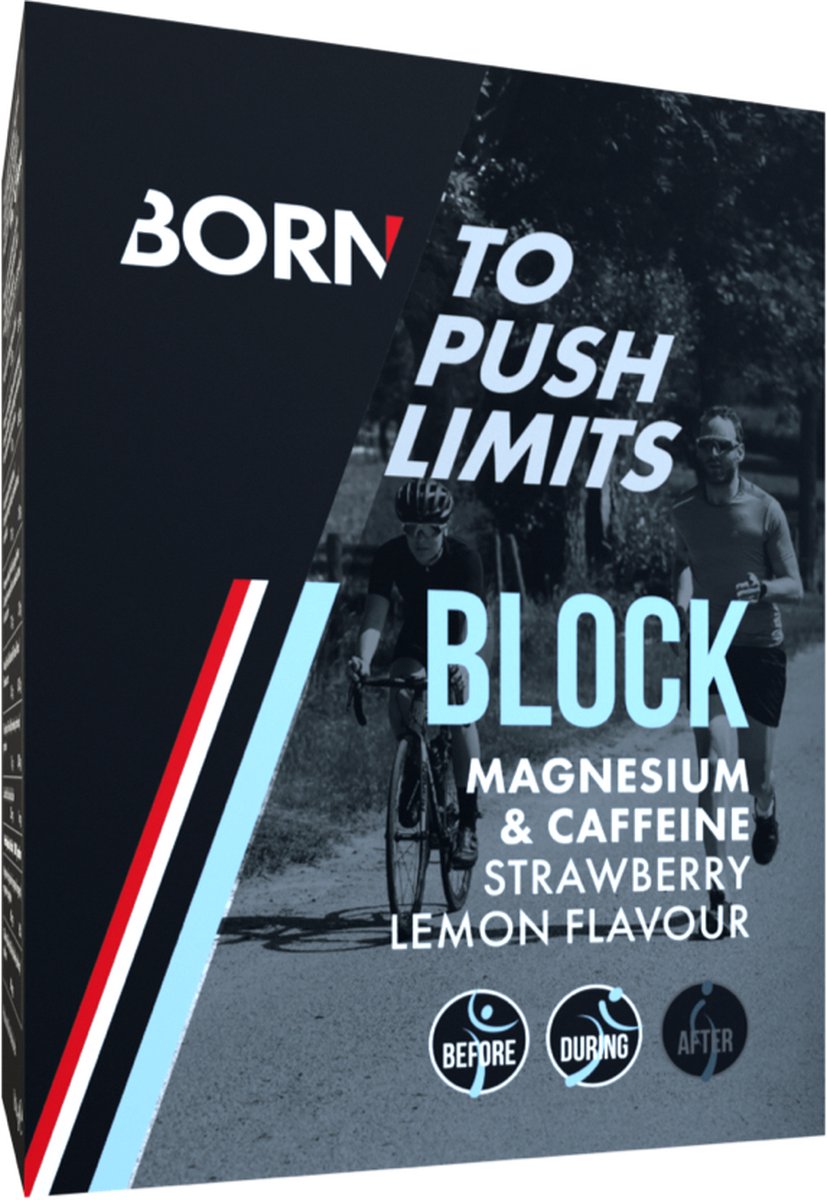 Goedkoopste Born Block - Energiekauwblokjes voor Sporters - 16 Stuks