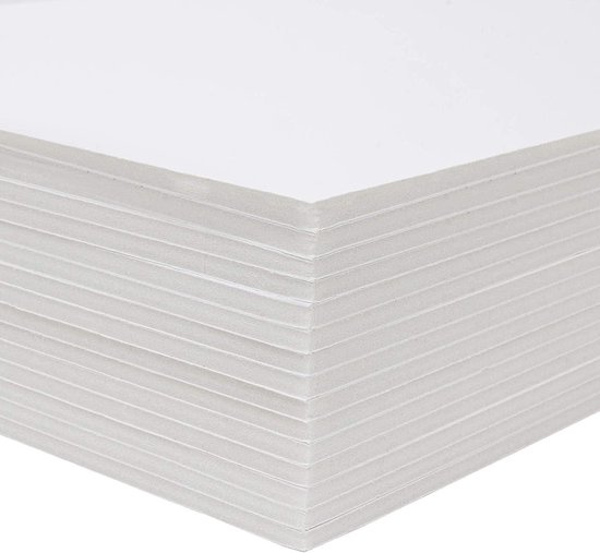 Fouvin Lot De 6 Plaques En Mousse Rigide Faites à La Main - Matériau De Modèle DIY - Plaque De Mousse Rigide Bleue - Plaque De Polystyrène Pour Modélisation De Paysage (20