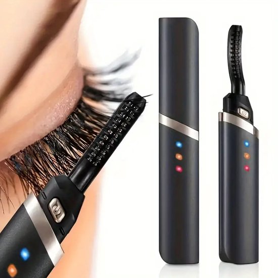 Foto: Elektrische wimperkruller wimperkruller heated eyelash curler verwarmde wimperkruller wimper lift louzir