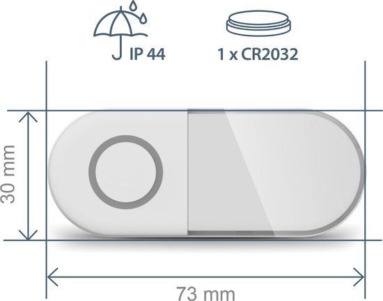 Avidsen Sona-t Plug draadloze deurbel - op netstroom — afbeelding 4