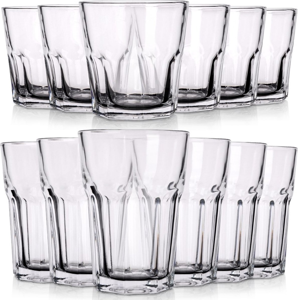 Drinkglazen voor Dranken 230 / 330 ml 12 stuks - Waterglazen - Glazen - Limonadeglazen