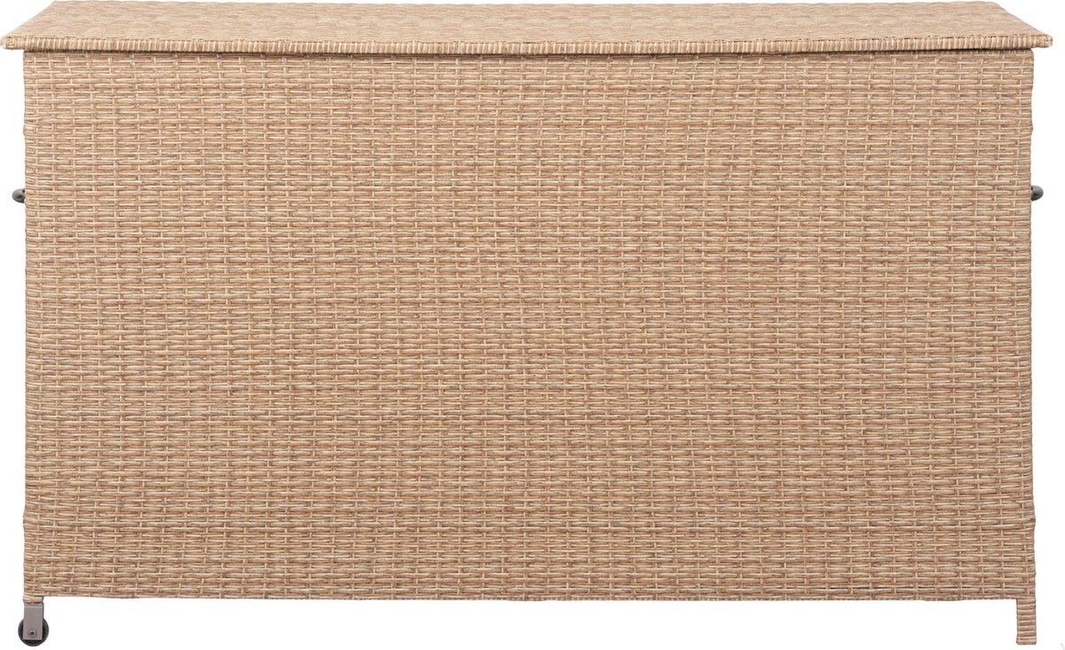 Marius kussen box met wielen natuur.