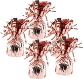 Haza Ballon poids - 10x - or rose - 170 grammes - poids pour bouquets de ballons à l'hélium