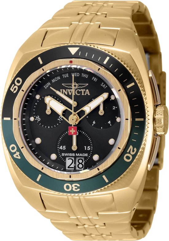 Invicta SWISS MADE 44779 Quartz Herenhorloge - 46mm - Swiss Made