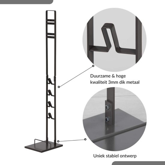 SensaHome - Support d'aspirateur en métal stable pour Dyson & Dyson Handheld avec espace pour accessoires et Accessoires de vêtements pour bébé d'aspirateur sans fil - Dyson