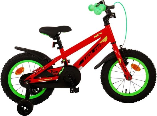 Volare Rocky Kinderfiets - Jongens - 14 inch - Rood van Volare — afbeelding 4