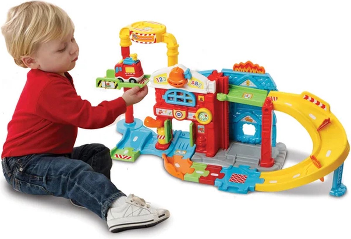 VTech Toet Toet Auto's Brandweerkazerne - Educatief Speelgoed Auto - Voor Jongens en Meisjes - Cadeau - Brandweer Speelgoed 1 Jaar tot 5 jaar — afbeelding 5