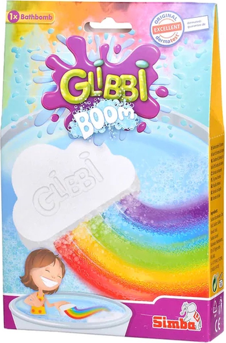 Glibbi Boom Regenboog - Badbom - vanaf 3 jaar - dermatologisch getest — afbeelding 13