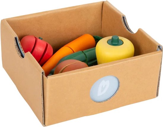 Small Foot - Houten Snij- en Speeleten Groenten Set, 13dlg. van Small Foot — afbeelding 5