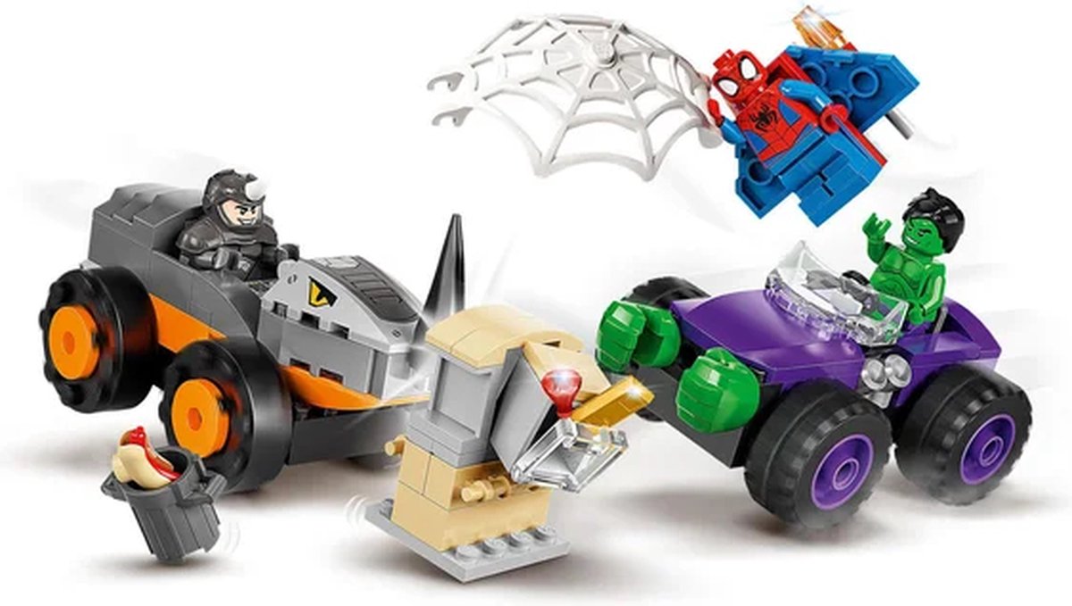 LEGO Marvel Spider-Man Hulk vs. Rhino truck duel - 10782 — afbeelding 10