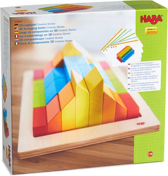 Haba Spel - Compositiespel - Creatieve stenen - 2+ van HABA. — afbeelding 5