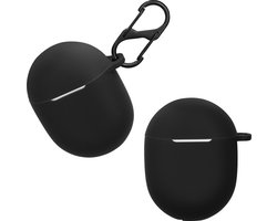 kwmobile Hoes geschikt voor Google Pixel Buds A Series - Siliconen cover voor oordopjes in zwart