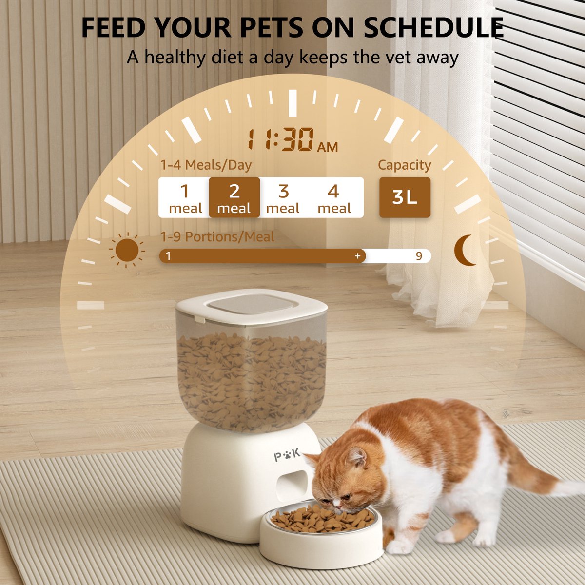 PUPPY KITTY Automatische Voerbak - afbeelding 2