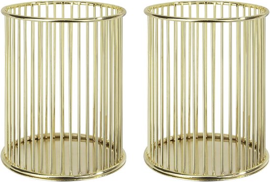 Roségouden metalen pennenhouder doos etui bureau s... – Vicedeal