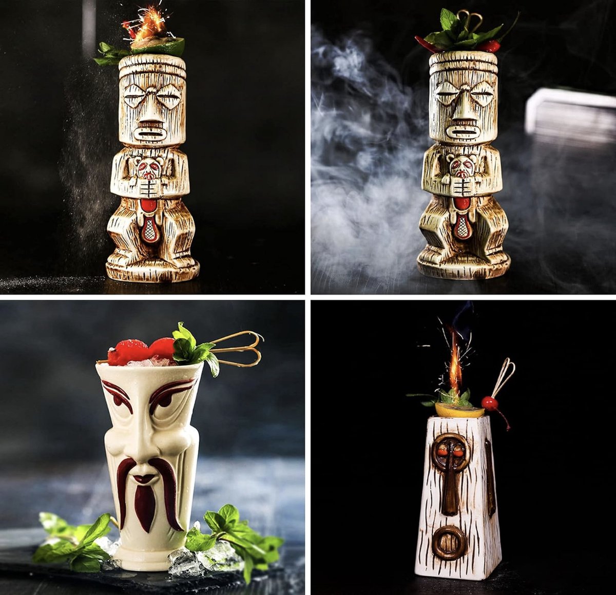 Tiki Mugs Tiki-koppen Tiki Mok Tiki Mugs Cocktailbeker