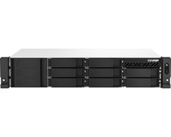 QNAP TS-864EU-8G data-opslag-server NAS Rack (2U) Ethernet LAN Zwart