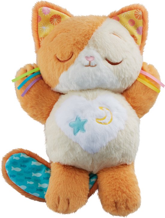 VTech Slaap Zacht Knuffelkat - Knuffel - Inclusief Slaapgeluidjes, Melodietjes & Ademhalingsbewegingen van Vtech — afbeelding 5