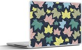 Laptop sticker - 11.6 inch - Patronen - Herfst - Bladeren - 30x21cm - Laptopstickers - Laptop skin - Cover