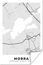 Affiche Morra - Carte - Plan - Plan de la ville - Frise - 40x60 cm