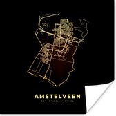 Poster Amstelveen - Plan de la ville - Plan - Plan - 30x30 cm
