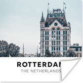Poster Rotterdam - Nederland - Architectuur - 30x30 cm