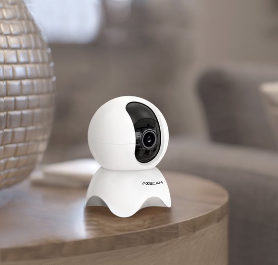 Foscam X5 - Beveiligingscamera's - 5 MP - Pan&tilt - Binnencamera - Babyfoon - Persoonsdetectie - Wit van Foscam — afbeelding 3