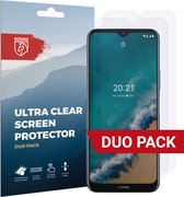 Rosso Screen Protector Ultra Clear Duo Pack Geschikt voor Nokia G50 | TPU Folie | Case Friendly | 2 Stuks