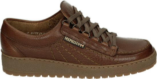 Mephisto RAINBOW MAMOUTH - Heren sneakersHeren veterschoenVrije tijdsschoenen - Kleur: Cognac - Maat: 40.5