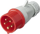 Crius CEE-krachtstroomstekker - Male - 16A - 400V - 5-polig - IP44