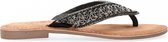 Lazamani  - Slipper Met Kraaltjes - Black - 39