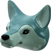 the-zoo-wandhaak-wolf-junior-6-cm-polystone