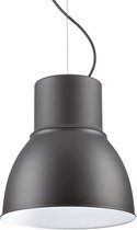 Ideal Lux Breeze - Hanglamp Modern - Grijs - H:263.5cm   - E27 - Voor Binnen - Metaal - Hanglampen -  Woonkamer -  Slaapkamer - Eetkamer