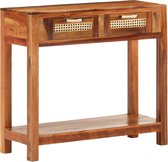 Sidetable 86x30x76 cm massief gerecycled hout
