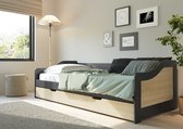 Interlink - Kajuitbed Sandra   - 90x200 - Zwart