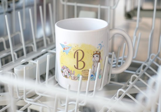 Tasse de Pâques B pilote lapin de Pâques | Cadeau de Pâques | Pâques | Décoration de Pâques | Décoration de Pasen | Cadeaux drôles | Tasse de café | Gobelet à café | Tasse à thé | Tasse de thé