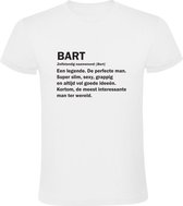 Bart Heren t-shirt | jarig | verjaardagkado | verjaardag kado | grappig | cadeau | Wit