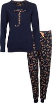 Tenderness Dames Pyjama Donker Blauw TEPYD1102A - Maten: XL